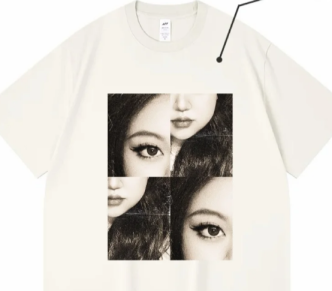 个性T恤-DIY个性T恤定制｜眼部印花吸睛穿搭推荐